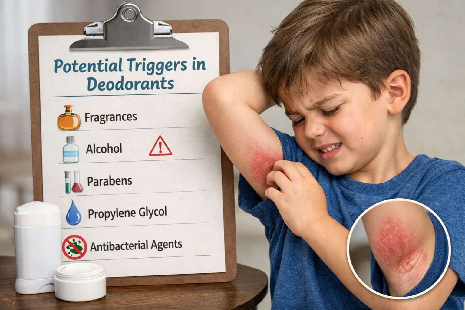 Can Deodorant Cause Eczema in Kids? Ingredients to Avoid - PreReq Care