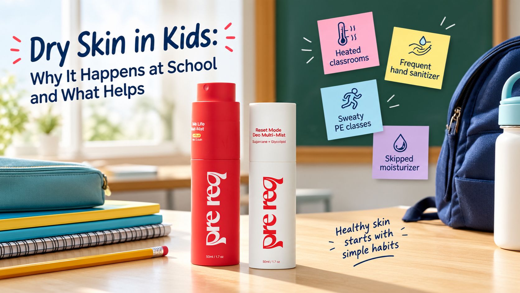 Dry Skin in Kids: Why It Happens at School and What Helps - PreReq Care