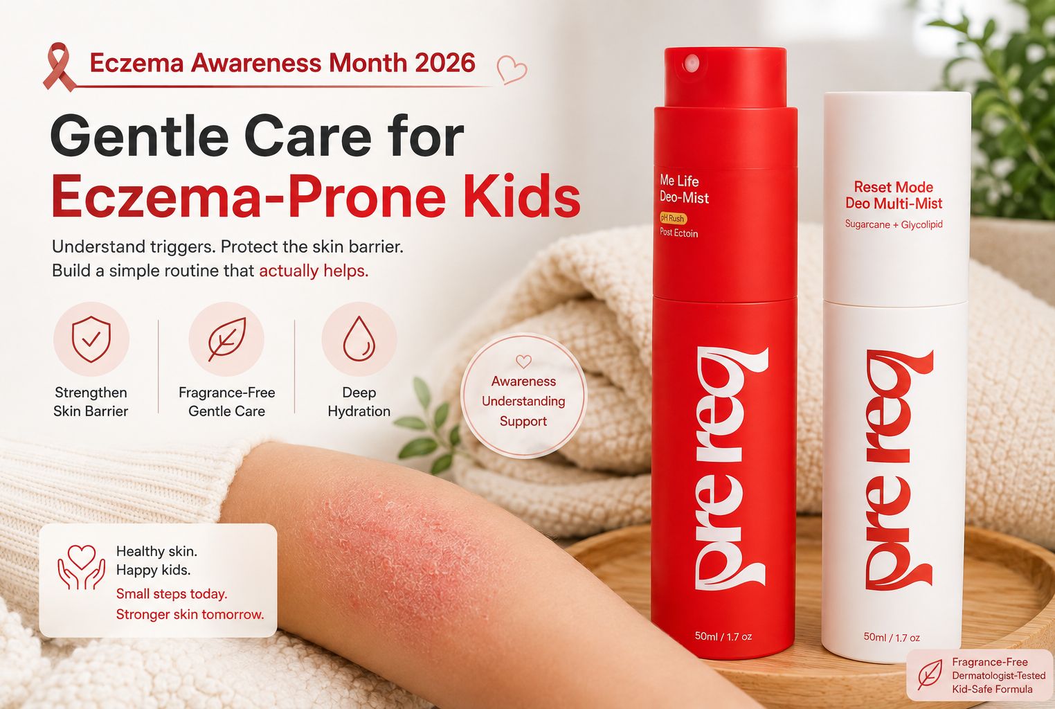Eczema Awareness Month 2026: What Parents of Eczema-Prone Kids Need to Know - PreReq Care