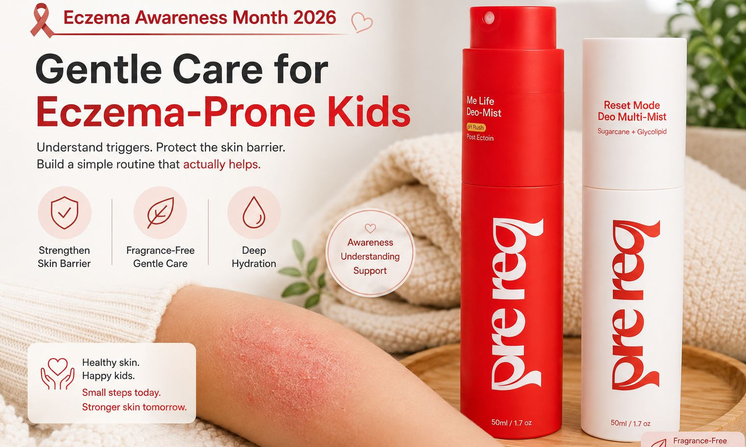 Eczema Awareness Month 2026: What Parents of Eczema-Prone Kids Need to Know - PreReq Care