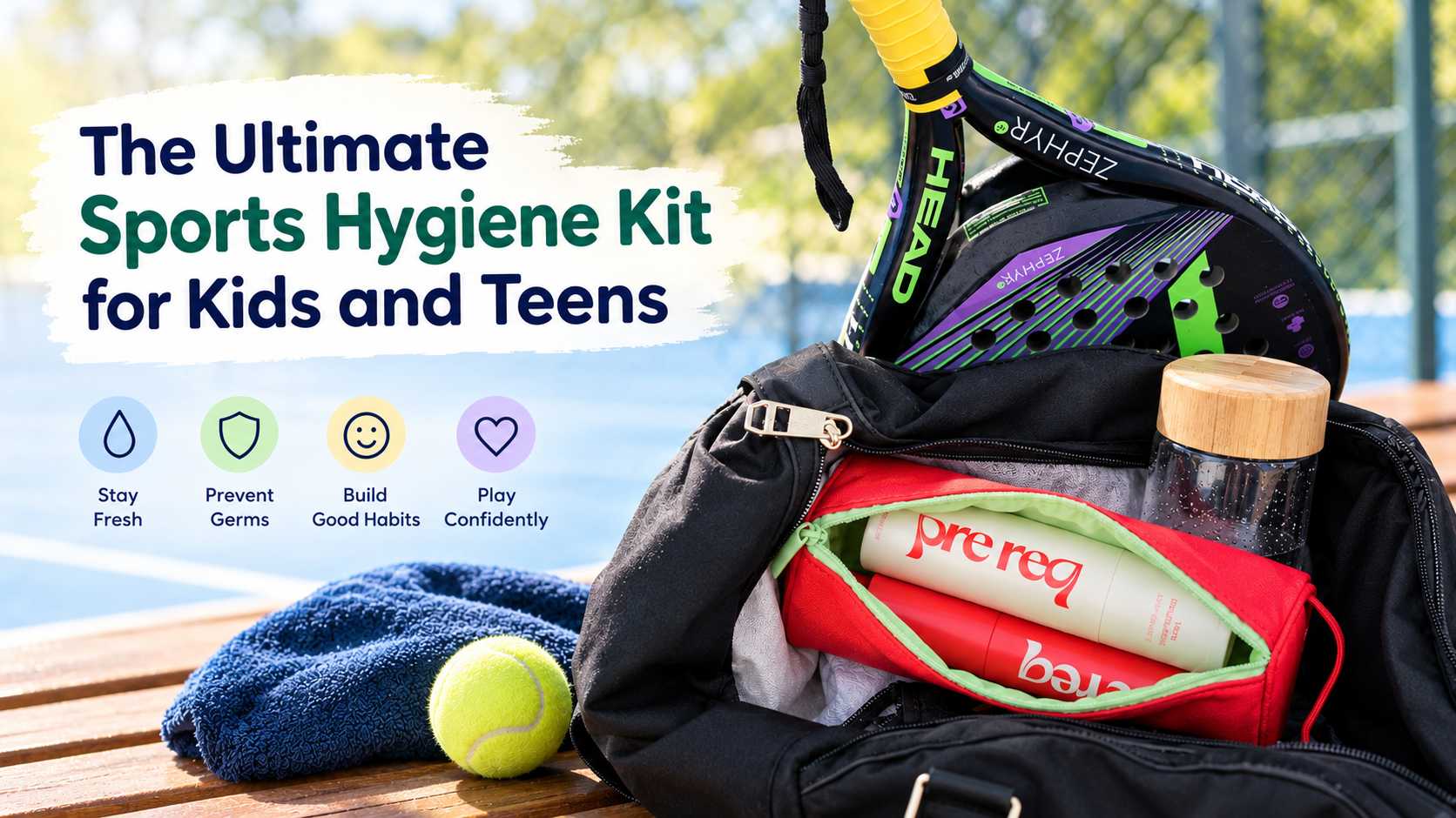 Sports Hygiene Kit for Kids and Teens
