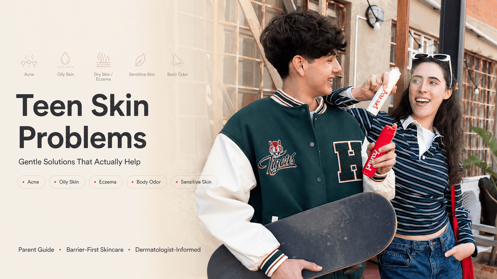 Common Teen Skin Problems and Solutions - PreReq Care