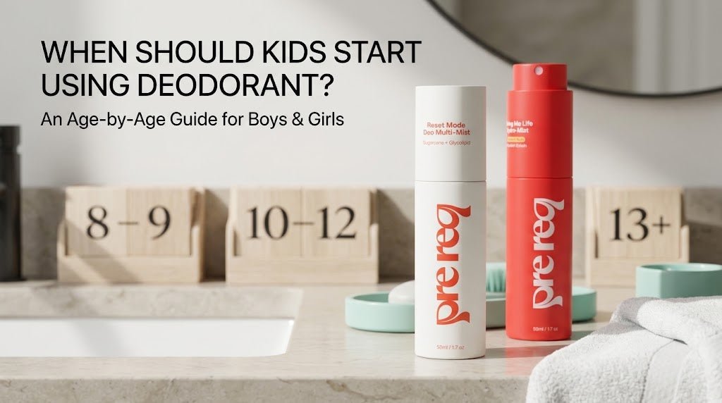 When Should Kids Start Using Deodorant? Age-by-Age Guide for Boys & Girls - PreReq Care