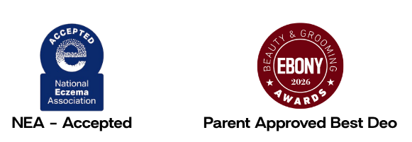Two logos with text 'NEA Accepted' and 'Parent Approved Best Deo' on a white background.